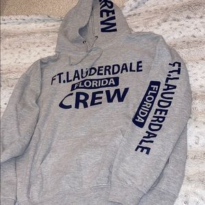 Fort Lauderdale Crew Gray hoodie